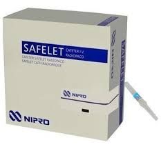 NIPRO SAFELET CATH IV PU 20GX1-1/4"