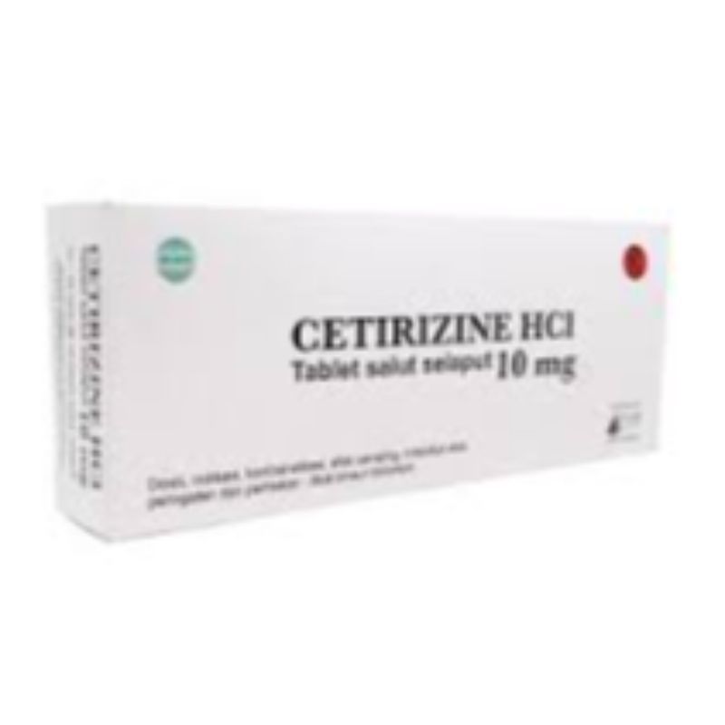 CETIRIZINE 10 MG DUS @ 50 KAP (GF)
