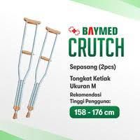 BAYMED CRUTCH TONGKAT KETIAK (M)