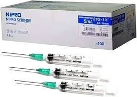 NIPRO SYRINGE 10 ML LL W/N 21GX1-1/2inch