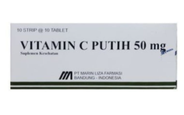 VITAMIN C PUTIH 50 MG (MARIN)