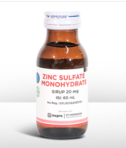 ZINC SULFATE MONOHYDRATE TABLET (Mepro)