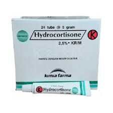 HYDROCORTISONE 2.5%CR(DUS 24TUBE@ 5GRAM)