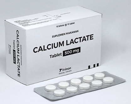 CALCIUM LACTATE DUS@100 TAB (TRIMAN)