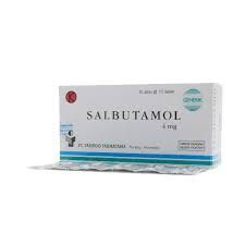 SALBUTAMOL 4MG TAB@100 (GRAF)