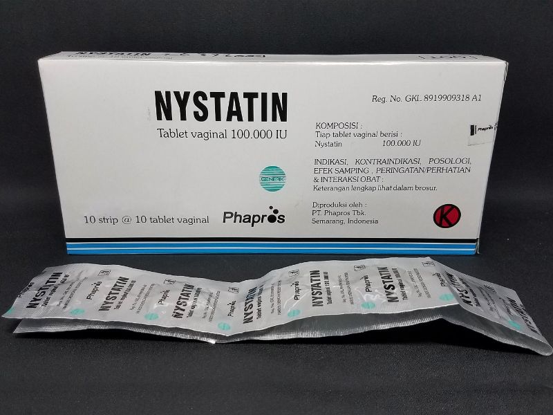 NISTATIN 100.000 IU TAB @ 100 (PEHA)