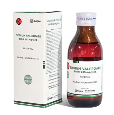 SODIUM VALPROATE 250MG/5ML (MEPRO)