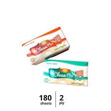 CLEAN PLUS FACIAL SOFTPACK TISSUE 180 SH