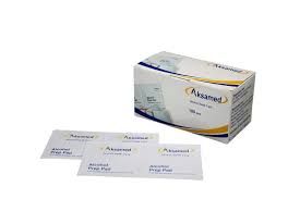 AKSAMED ALCOHOL SWAB 2 PLY @100