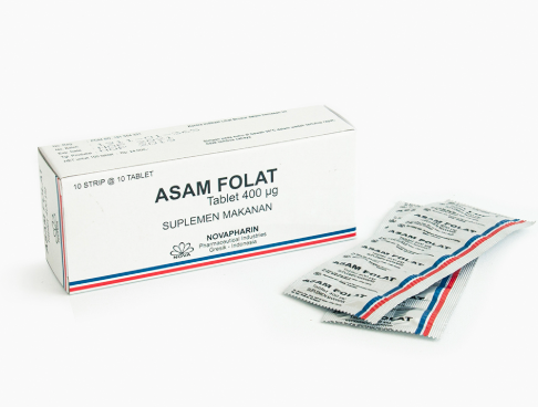 ASAM FOLAT 400MCG TAB@100 (NOVA)