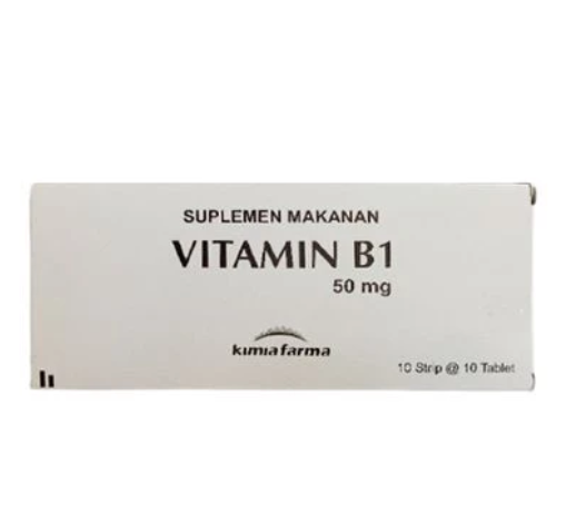 VITAMIN B1 50 MG (SPLMN)(DUS100TAB)-BJN