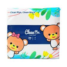 CLEAN PLUS POP UP TISSUE 200 SHEETS x 64