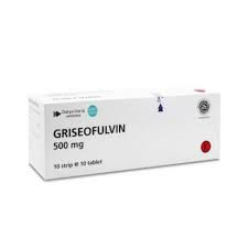 GRISEOFULVIN 500 MG TABL @ 100 (DVRS)