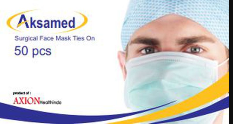 AKSAMED FACE MASK TIES ON @50