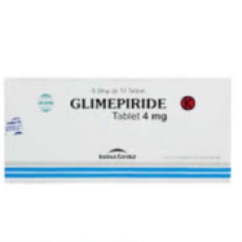 GLIMEPIRIDE 4 MG (DUS 50 TAB)