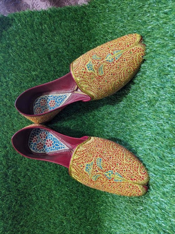 Deski King - Royal Handcrafted Premium Men's Khussa | Luxury Pakistani Wedding Footwear