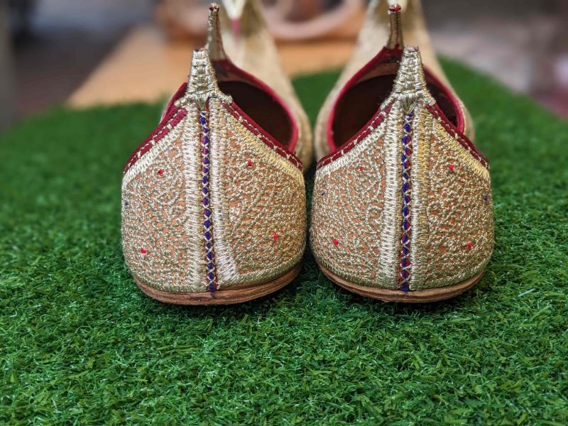 Basir Raaj - Premium Handcrafted Traditional Men's Khussa | Royal Pakistani Wedding Shoes