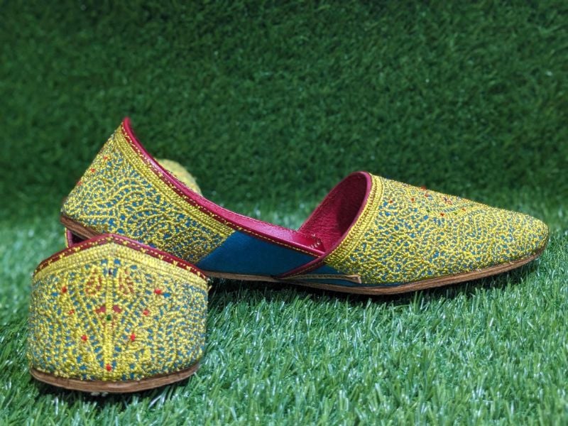 Khan Zada - Royal Handcrafted Premium Men's Khussa | Luxury Pakistani Wedding Shoes