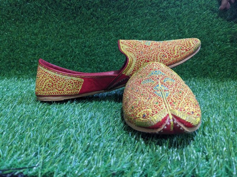 Deski King - Royal Handcrafted Premium Men's Khussa | Luxury Pakistani Wedding Footwear