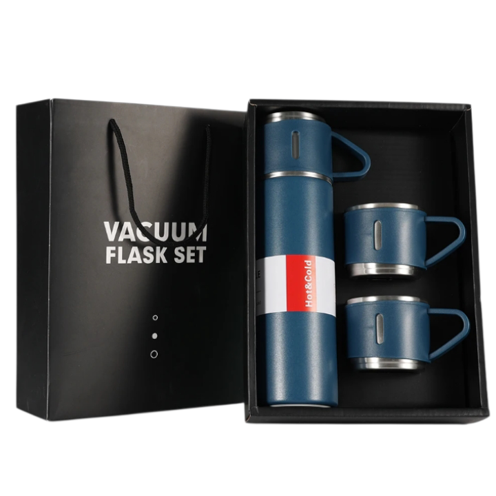 Bouteille Thermos avec 2 tasses