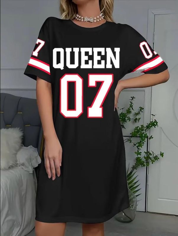 QUEEN 7 printed Dress for womens
