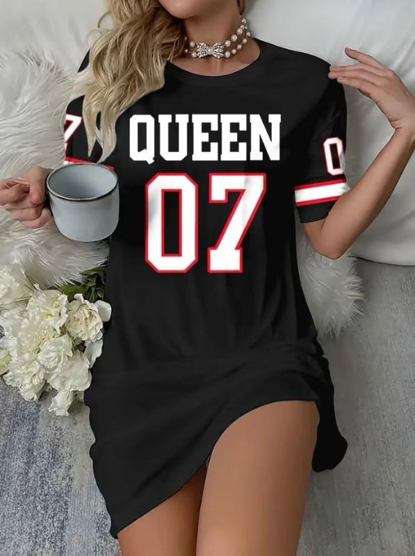 QUEEN 7 printed Dress for womens