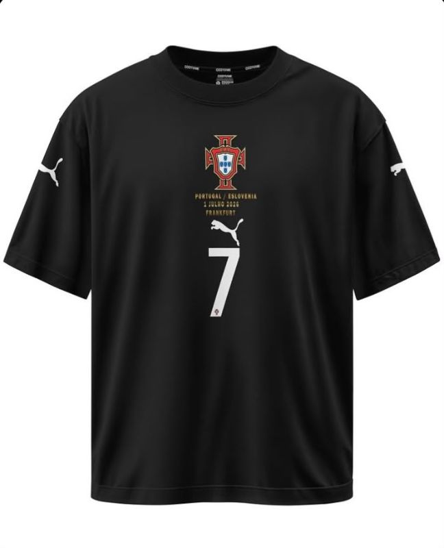 Portugal 🇵🇹 no 7 T-shirt baggy