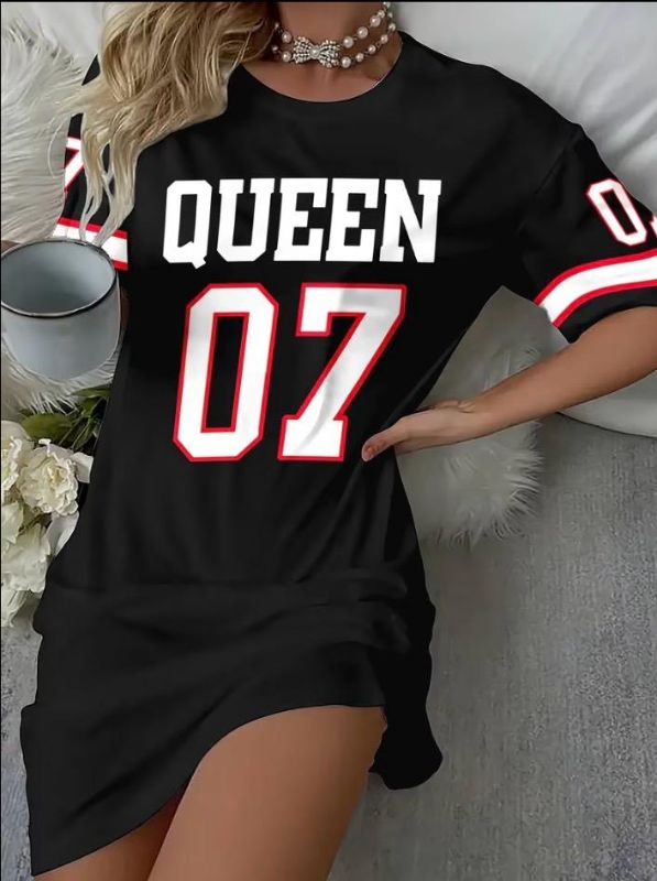 QUEEN 7 printed Dress for womens