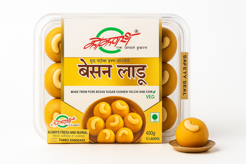 KDF BESAN LADU PUREGHEE 12 PC