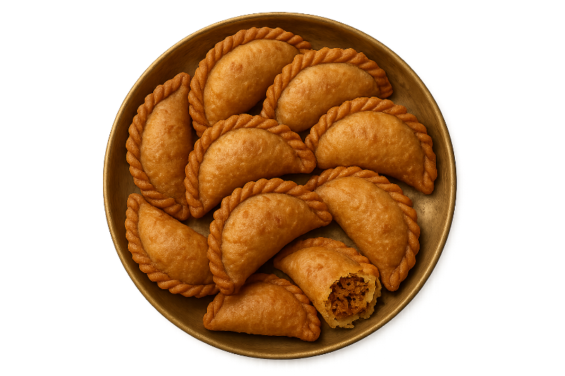 KDF DIWALI RAVA KHOBRE KARANJEE 10 PC