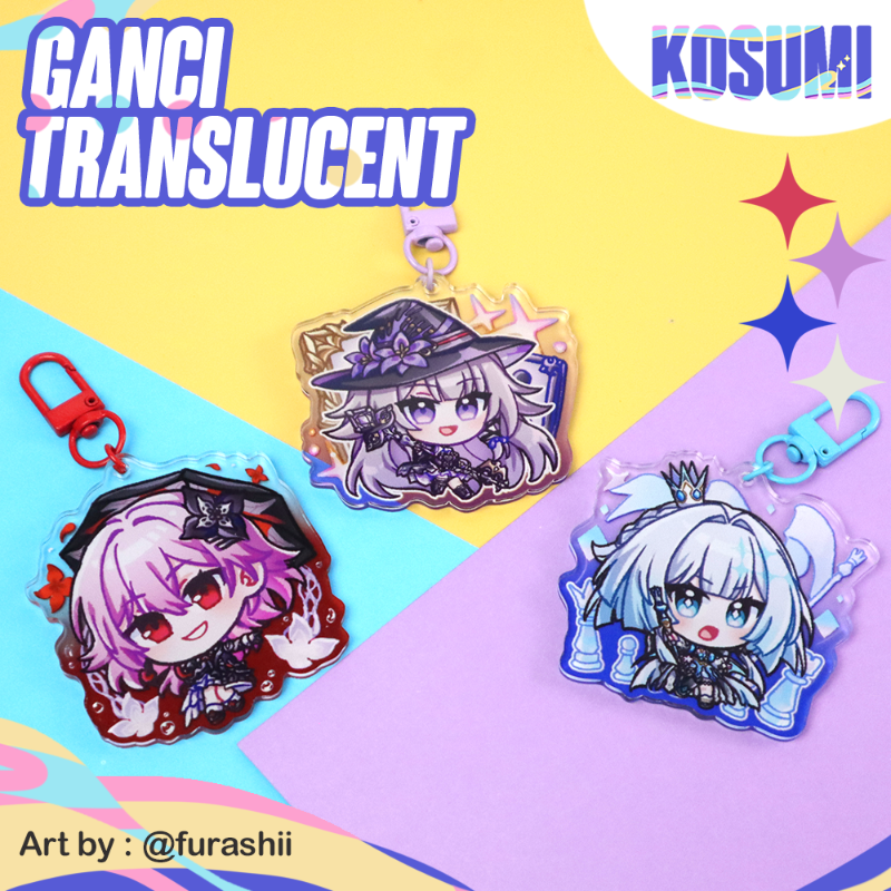Acrylic Keychain Translucent // Ganci Akrilik Translucent