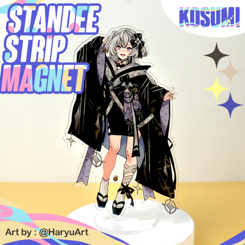 Acrylic Strip Standee Magnet // Standee Strip Akrilik Magnet