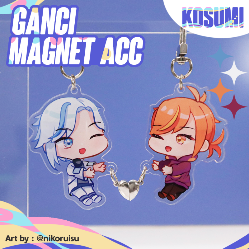 Acrylic Keychain Magnet Acc // Ganci Akrilik Magnet Acc