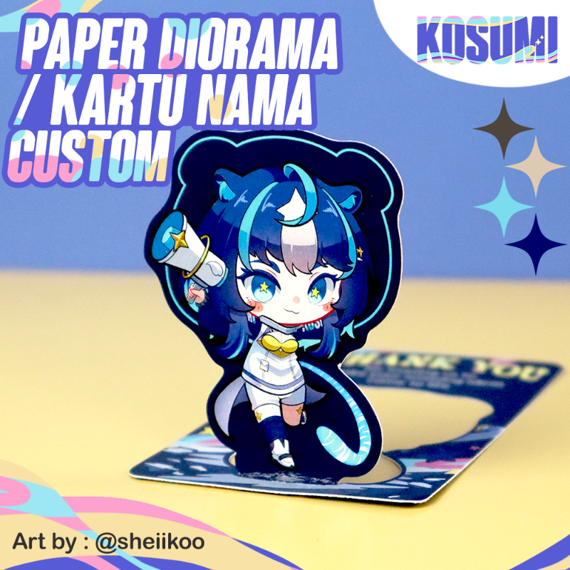 Paper Diorama // Kartu Nama Die-Cut