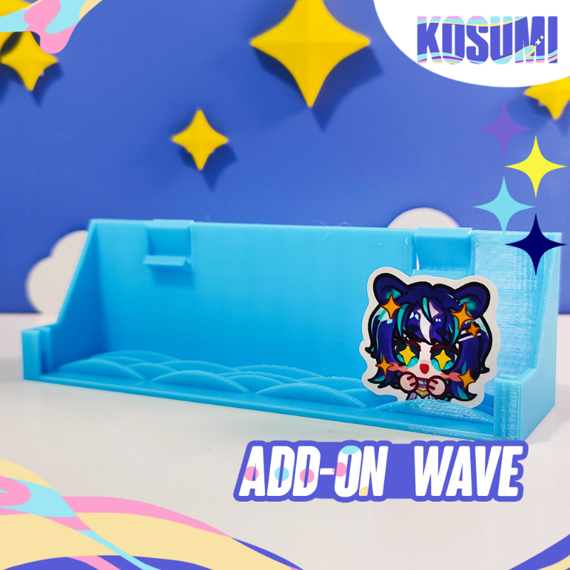3D Grid Display Tray // Tempat Display Sticker Photocard Pin 3D Print