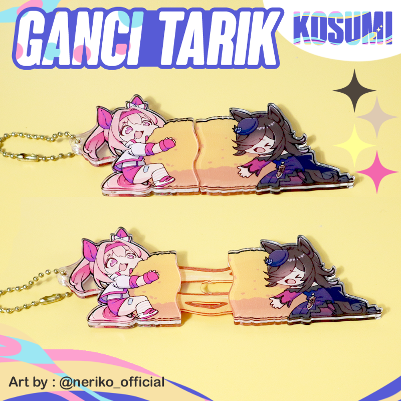 Acrylic Pull-Out Keychain // Ganci Akrilik Tarik
