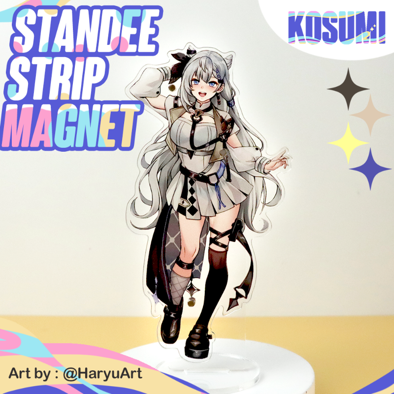 Acrylic Strip Standee Magnet // Standee Strip Akrilik Magnet