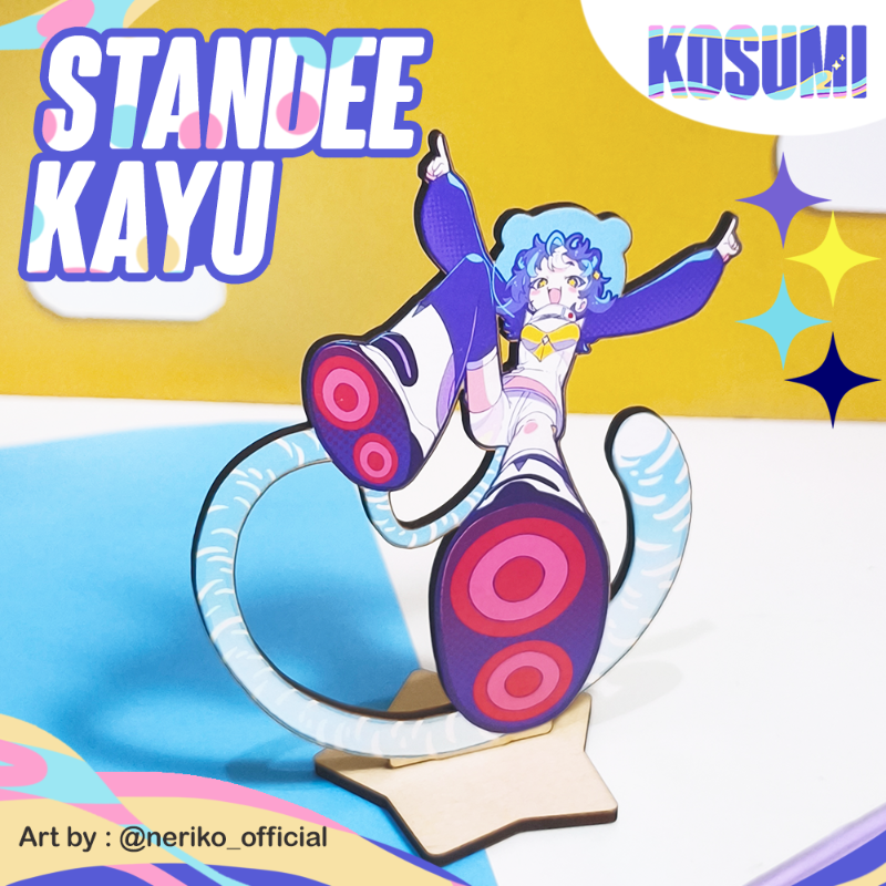 Wooden Standee // Standee Kayu Plywood - NEW