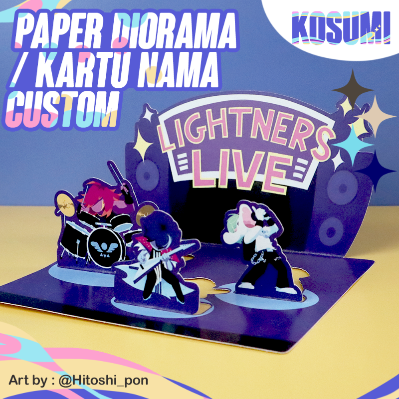 Paper Diorama // Kartu Nama Die-Cut