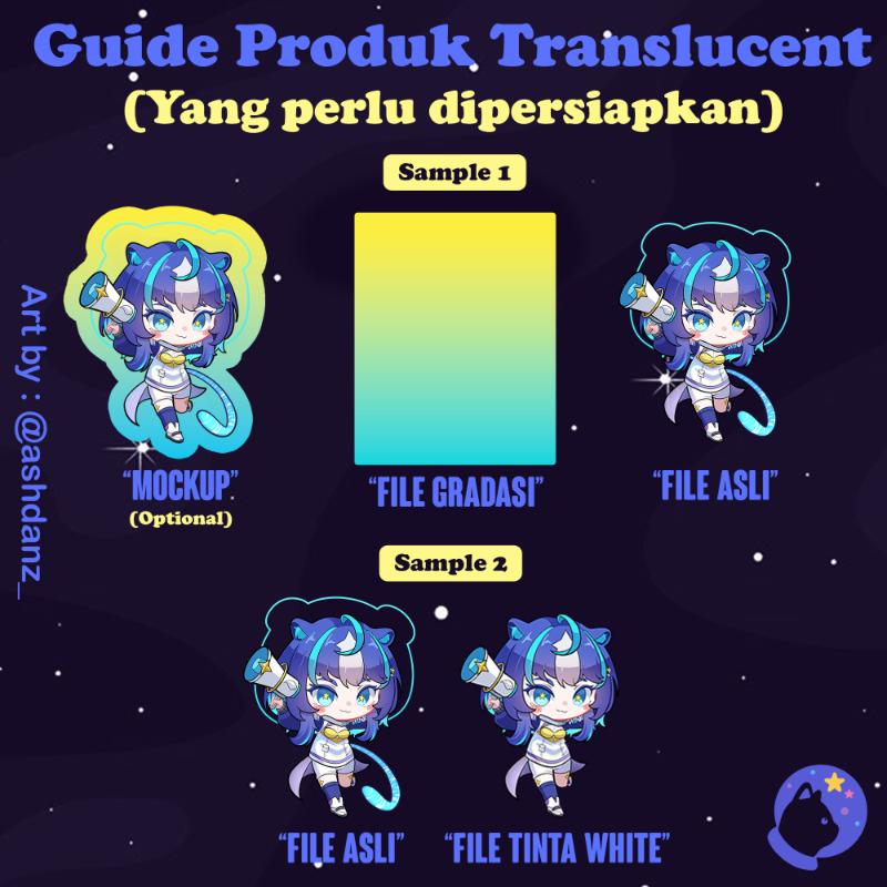 Acrylic Keychain Glitter // Ganci Akrilik Glitter