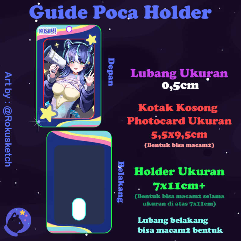 Acrylic Photocard Holder // Poca Holder Akrilik