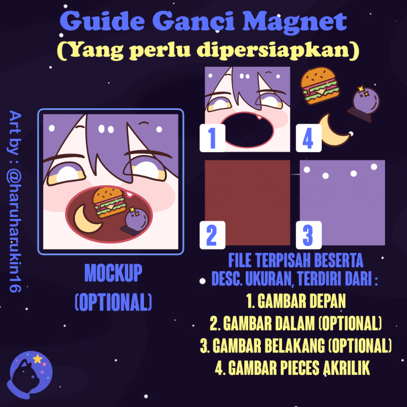 Acrylic Keychain Shaker // Ganci Shaker