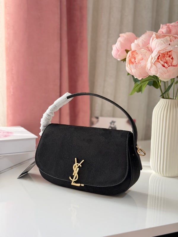 سان لوران فولتير إن بوكس - شامواه اسود