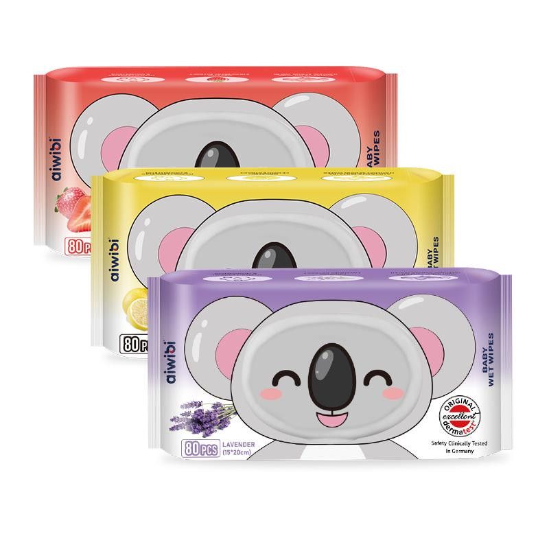 Lingettes fraîches senteur aiwibi