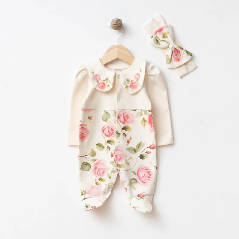 2 Pièces Grenouillères fille 0-9 mois