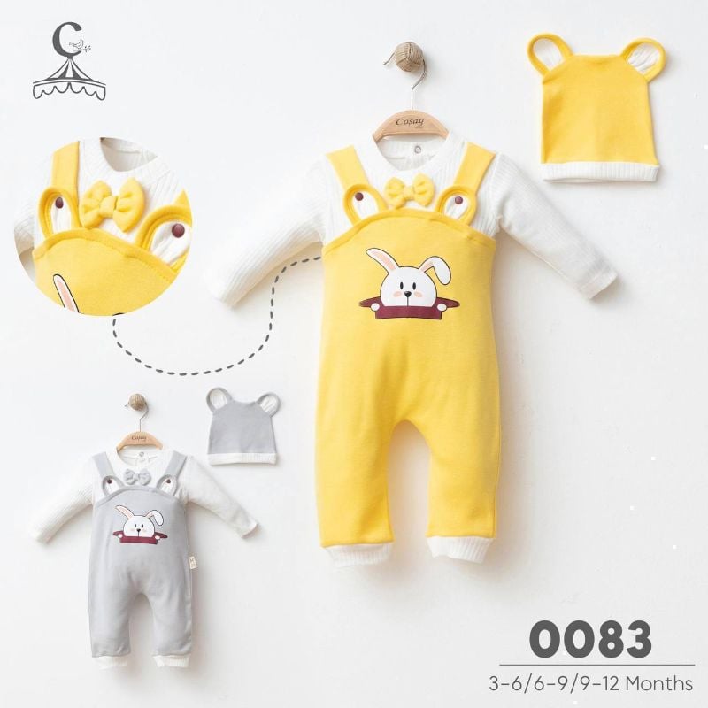 Grenouillère de sortie forme salopette