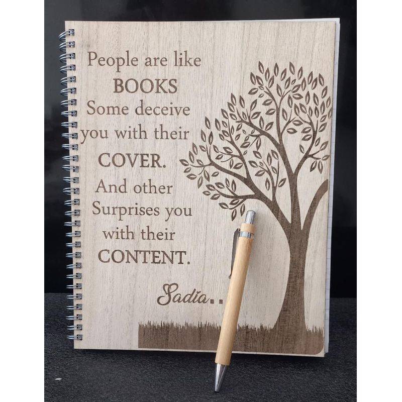 Personalised notebook