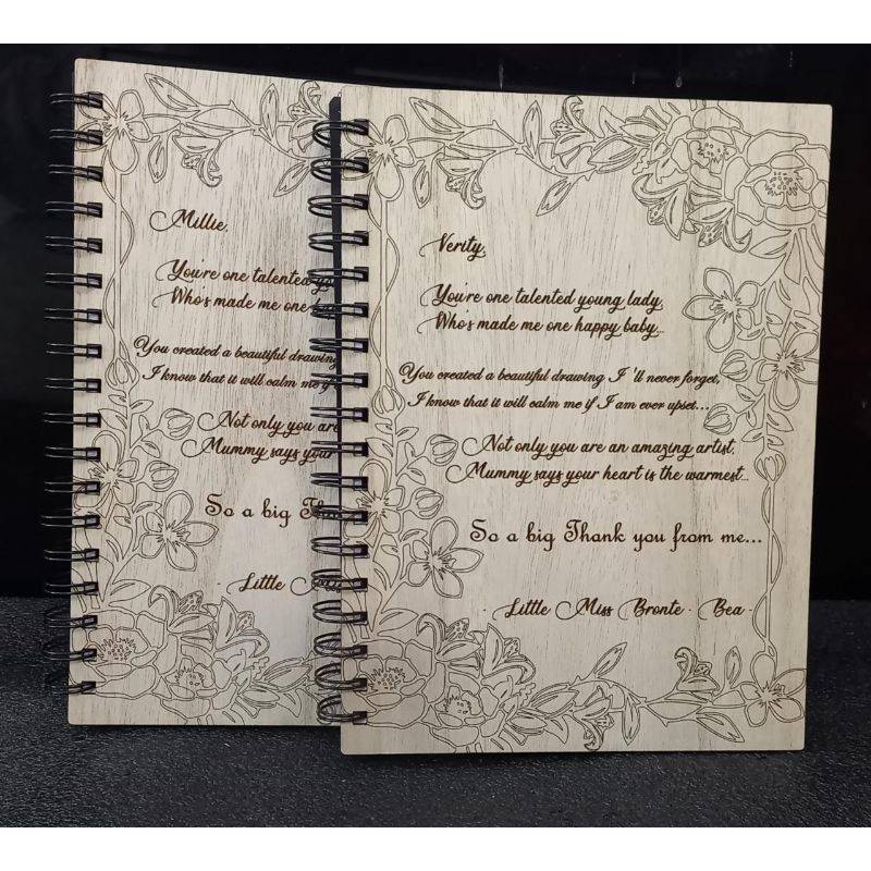 Personalised notebook