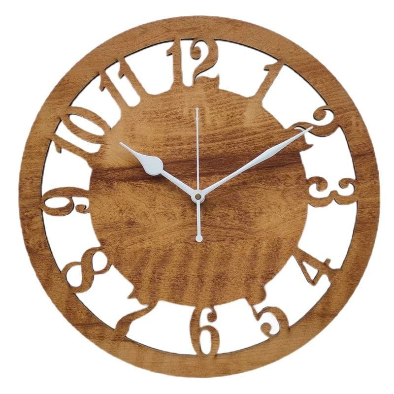 laser cutting clock