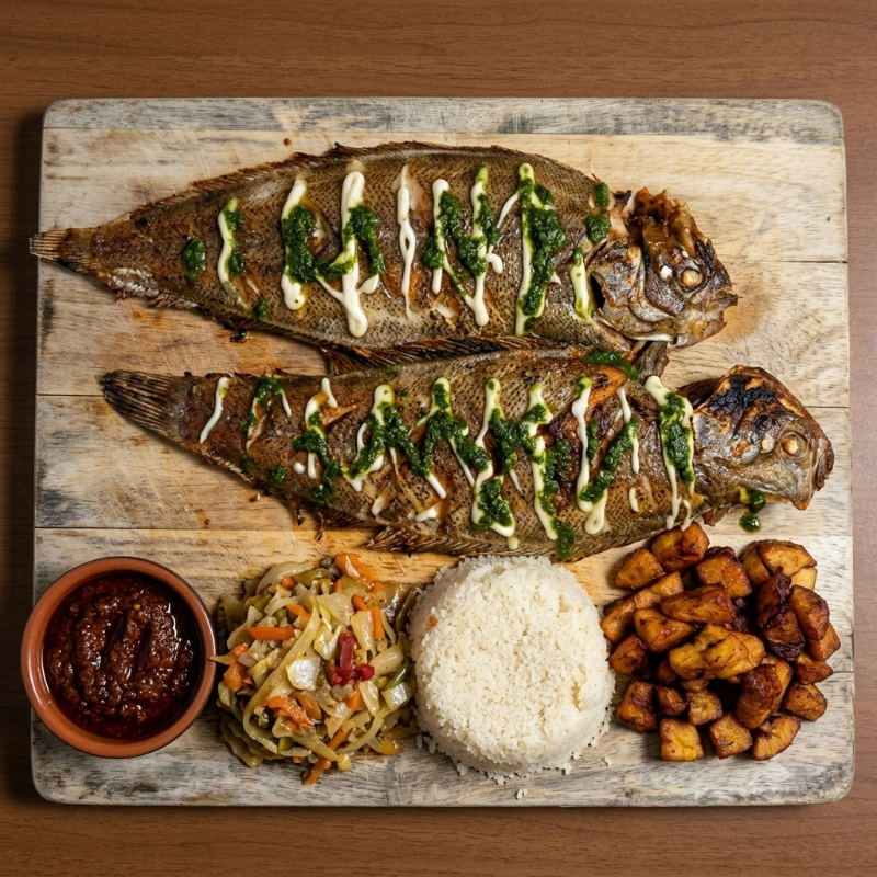 Attieke Poisson Sole grillé
